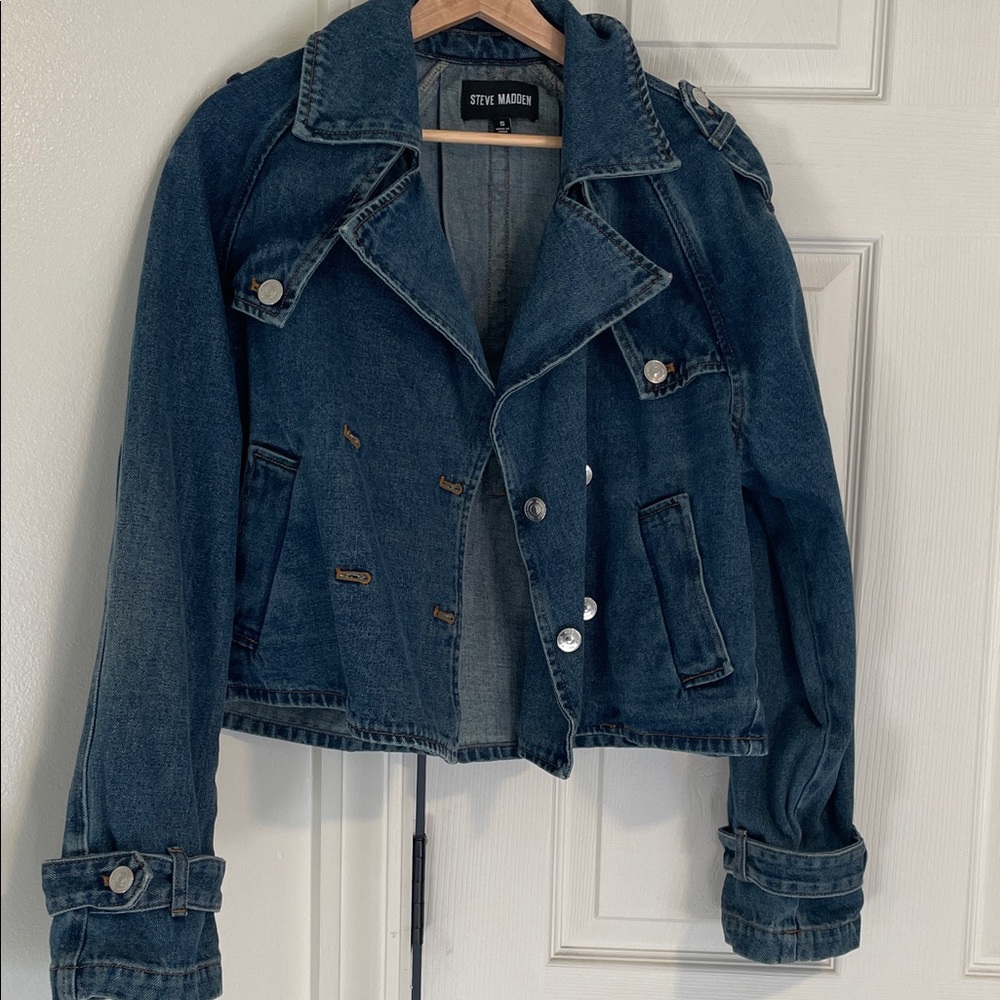 Steve Madden Dark Blue Jean Jacket